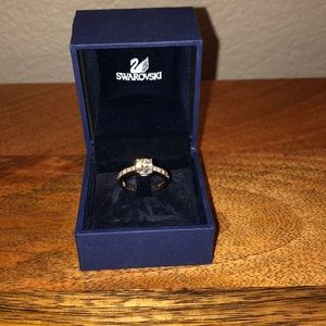 Swarovski Attract Round crystal ring size 6.5